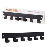 Marcellis - 1x Industrial towel hook - towel holder - hanging hook - 6 hooks - stainless steel