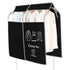 Dustproof Clothes Rack Cover Expandable Hanging Closet Cover Shoulder Dust Cover Clothes Protector for Coats Suits Dresses Black