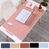 Dengjunhu Desk Pad Protector,Mouse Pad,Office Desk Mat, Non-Slip Desk Blotter, Laptop Desk Pad, Waterproof Desk Writing Pad for Office and Home Blue