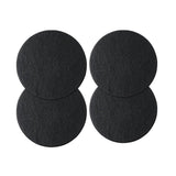 14.9Inch Black Oil Drain Splash Pad,Oil Change Mat,Round No Splatter Pad,High Temperature Splash Pad,Oil Spill Mat for Car Oil Changing (Round)