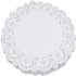 Lace Paper Placement, 12 inch Round White Paper Placement, Disposable Paper Placemats, for Wedding, Birthday, Cakes, Desserts, Tableware Food Decoration, Pack of 100