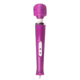 Tutuviw 10 Speeds Wired Powerful Handheld Electric Back Massager with Strong Vibrations, Personal Therapy Massager for Muscle Aches, Sports Recovery, Body Pain (Black) Purple
