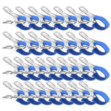 6/30Pcs Pool Cover Clips Stainless Steel Pool Cover Clamps For Above Ground Swimming Pool Wind Guard Clip Black 30pcs blue Blue