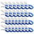 6/30Pcs Pool Cover Clips Stainless Steel Pool Cover Clamps For Above Ground Swimming Pool Wind Guard Clip Black 30pcs blue Blue