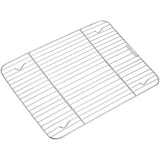 1Pack Kitchen Baking Rack,QZS Small Cooking Rack,Nonstick Wire Grill Net,Stainless Steel Roasting Grid Frame,Oven & Dishwasher Safe,for Picnic Camping Dinning and Outdoors 8"x 6 11"×9"×0.6"