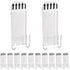 No Drill Vinyl Record Wall Mount Display Shelf,Clear Acrylic Vinyl Holder,Wall Mount Album Storage Shelves,Self Adhesive Wall Hangers Holder,for Home Office Living Room Decor 18 Pcs