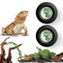 Tutuviw Reptile Thermometer Hygrometer LCD Digital Humidity Gauge for Reptile Heat Pad to Monitor Temperature and Humidity in Reptile Terrarium for Turtle Snake Lizard Frog Plant Box, 2Pcs 1.7