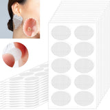 Earring Stickers for Split Earlobes,Tutuviw 50Pcs Earring Support Patches,Reinforcement Ear Stickers Earring Backs for Droopy Ears Heavy Earrings,Large Earring Stabilizers Stickers White