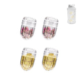 QZS 2.5x1.7In Fruit Infuser Insert,Set of 2 Reusable Fruit Infuser Water Pitcher for Iced Tea,Juice,Beverages,Water