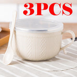 Soup Bowl with Handles,Soup Mug with Handles, Wide Large Cereal Bowl for Oatmeal, Gumbo, Salad, Ceramic Soup Cup, Microwave & Oven Safe 5.5x3.7inch A Clearance! Beige/3PCS