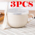 Soup Bowl with Handles,Soup Mug with Handles, Wide Large Cereal Bowl for Oatmeal, Gumbo, Salad, Ceramic Soup Cup, Microwave & Oven Safe 5.5x3.7inch A Clearance! Beige/3PCS
