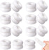 Cotton Finger Cot,Tutuviw 9.8x1 Inch Finger Bandages Protectors,Elastic Thumb Gloves Protectors,Dressing Gauze,Breathable Bandages for Thumb Sprains,Finger Gloves Thumb Covers - White