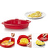 Travelwant Silicone Omelette Maker Microwave Oven Non Stick Omelette Maker Egg Roll Baking Plate Pan Omelette Maker Red
