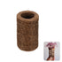 1Roll Floral Vine Bind Wire,164FT Portable Bind Wire Twine for Wreath,QZS Brown Floral Wrapping Supplies for Art Craft Projects Brown