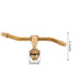 Automatic Rotating Garden Sprinkler,360° Brass Water Spray Nozzle for Lawn, Yard & Greenhouse Irrigation, Adjustable Arm Hose Attachment for Flowers, Grass, Vegetable