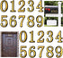 2 Inch 3D Mailbox Numbers for Outside,Tutuviw 0-9 Gold House Numbers for Mailbox,Self-Adhesive Mailbox Numbers,Door Address Numbers Stickers for Outside Apartment House Room Office Trash Bins (Gold)
