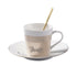Optical Illusion Ceramic Coffee Mug,Rotating Cup Creates Moving Reflection Design, Unique Novelty Tea & Espresso Cup with Anti-Slip Base, Smooth Handle,Fun Gift for Coffee Lovers