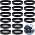 Sectional Couch Connector Tutuviw 16 Pcs Sofa Couch Leg Strap,Heavy Duty Rubber Cinch Strap Keep Prevent Sofa Sliding,Reusable Loop Cinch Quick Install Tool for Fixing Sectional Together