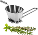Tutuviw Manual Stainless Steel Parsley Shredder,Pepper Grinder,Herb Roller Mincer,Handheld Spice Grinder,Versatile Kitchen Tool for Herbs Vegetables Spices,Easy Hand-crank for Quick Cutting/Mincing