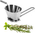 Tutuviw Manual Stainless Steel Parsley Shredder,Pepper Grinder,Herb Roller Mincer,Handheld Spice Grinder,Versatile Kitchen Tool for Herbs Vegetables Spices,Easy Hand-crank for Quick Cutting/Mincing