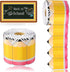 Tutuviw 1 Roll Bulletin Board Borders,59 ft Pencil Paper Die Cut Cutouts Borders Trims,Bulletin Board Decor with Pencil Patterns,Pencil Classroom Bulletin Border Roll for Display Wall Blackboard Decor