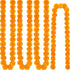 Tutuviw 4Pcs Marigold Garland,5 ft Diwali Wedding Party Mantle Decoration,Faux Artificial Marigold Flowers,Faux Wedding Garlands,Diwali Decoration,Spring Bush Floral,Indian Marigold Flowers(Orange) Orange