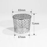 PVC Termination Cap, Mesh Screen Vent Cover, Stainless Steel Mesh Vent Cap, Birds & Rodents Proof Cones Cover, Stainless Steel Conical Exhaust Pipe Cover, Downspout Guard Filter Strainer C