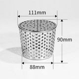 PVC Termination Cap, Mesh Screen Vent Cover, Stainless Steel Mesh Vent Cap, Birds & Rodents Proof Cones Cover, Stainless Steel Conical Exhaust Pipe Cover, Downspout Guard Filter Strainer F