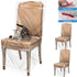 Plastic Chair Covers,Tutuviw 2Pcs Clear Dining Room Chairs Cover,Waterproof Stool Protectors from Cat Kids&