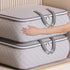 Heavy Duty Storage with Reinforced Handles, Extra Large Storage Bags, Clothes Tote Bag, Thickened Double Zipper, Space Saving Travel, Collapsible and Space-Saving, Full Opening Design (Medium Size) Gray