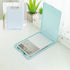 Clipboard with Storage File Box, Foldable A4 Large Capacity Clip Boards Folder, Plastic Clipboard with Pen Holder for Office Supplies(Mint Green) Blue
