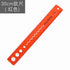 30cm/12inch Flexible Ruler, Rubber Plastic Ruler, Foldable Ruler Folding Soft Plastic Ruler, Shatterproof Straight Measuring Tools for Office Family Supplies(Blue) Red