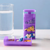 Large Pill Organizer, Pill Box 3 Day, Daily Pill Organizer, 3 Compartments Big Pill Case, for Supplements Jumbo Pill Holder, for Vitamins Huge Medicine Organizer 3 Times a Day Black