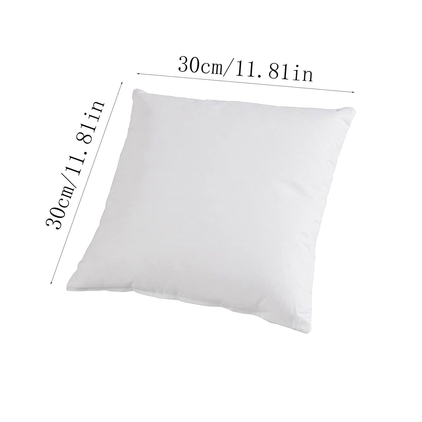 Pillow Insert, Hypoallergenic Square Form Sham Stuffer, Standard White Non-woven Cloth, Sofa Decorative, Euro Throw Pillow Inserts, for Sofa Bed Couch, Headboard Cushion Core A