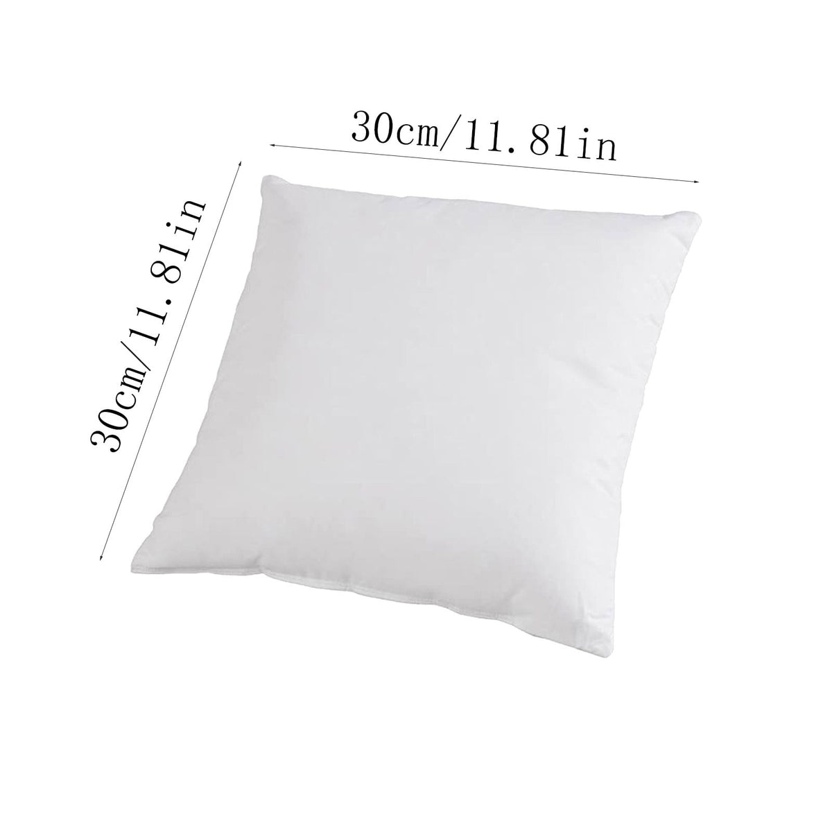 Pillow Insert, Hypoallergenic Square Form Sham Stuffer, Standard White Non-woven Cloth, Sofa Decorative, Euro Throw Pillow Inserts, for Sofa Bed Couch, Headboard Cushion Core A