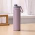 Insulated Water Bottle, Stainless Steel Vacuum Insulated Water Bottle, Sport Bottle with Leak Proof Lid and Handle, Space Kettle Men and Women, Large Capacity Sports Water Bottle Purple