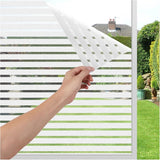Tutuviw Privacy Window Film Frosted Glass Window Film 17.5 x 78.7 in No Glue Window Static Cling Glass Door Film Anti-UV Glass Films Strips Frosted Sliding Window Covering Stickers for Home Office