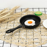 One Egg Frying Pan, Mini Frying Eggs Pan, Mini Fry Frying Pan, Single Egg Durable Small Pan with Handle, Heat Resistant Non Stick Pot, Portable Pan, Mini Cookware, Non-Stick Pancake Omelet Black