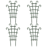 4 Pcs Trellis for Potted Plants, Stackable Small Indoor Plant Trellis for Climbing Plants, Climbing Pergola Plant Flower Stand, Outdoor for Vine Ivy Hoya Houseplants Flower Plant Support Green