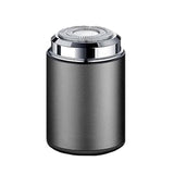 Mini Electric Shaver, Portable Mini Electric Shaver, Pocket Size, Mini ElectricShaver for Men, USB Rechargeable Waterproof Shaver, Electric Beard Trimmer, for Home, Car, Office, Business Trip Gray