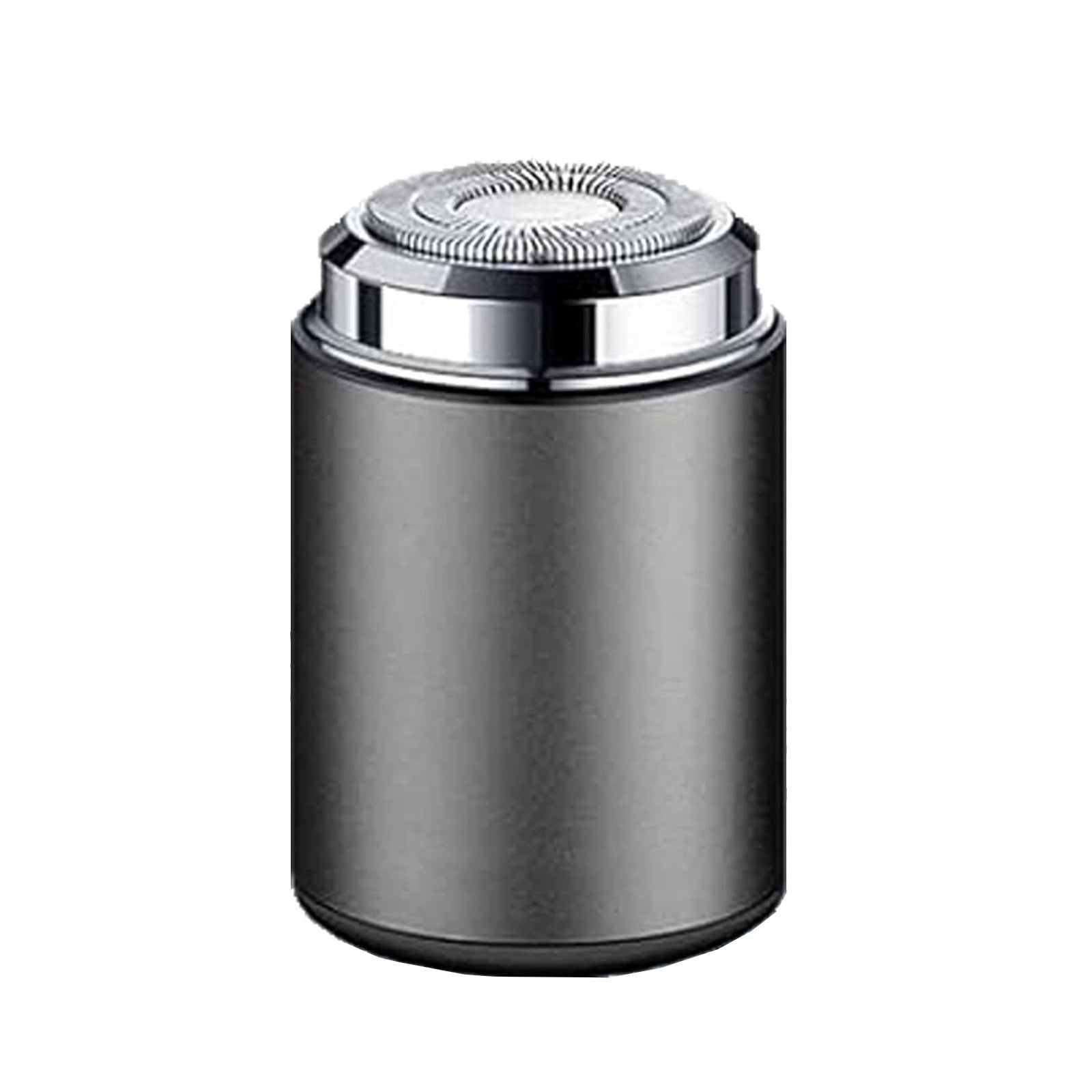 Mini Electric Shaver, Portable Mini Electric Shaver, Pocket Size, Mini ElectricShaver for Men, USB Rechargeable Waterproof Shaver, Electric Beard Trimmer, for Home, Car, Office, Business Trip Gray