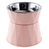Dog Bowl Raised Cat Food Water Bowls with Detachable Elevated Stand Pet Stainless Steel Feeder Bowl No-Spill Anti Slip Pink