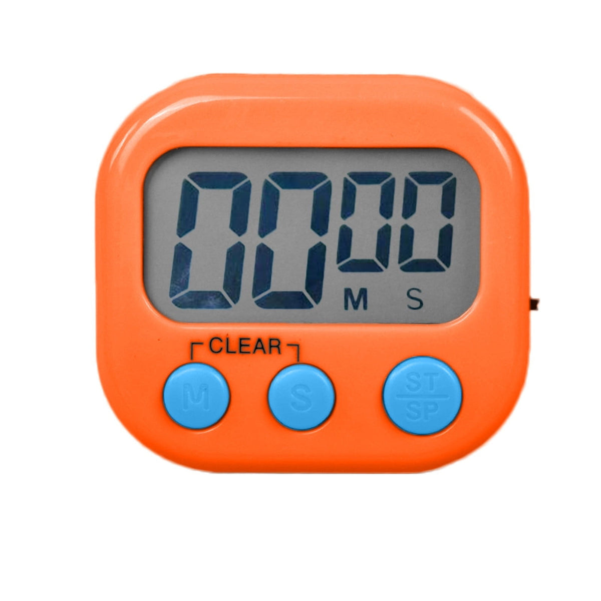 Countdown Timer, Convenience Small Visual Magnetic Timer, Digital Countdown Counter Timer with Function, Portable Alarming Led Display Timers, for Home, Offices, Study Black
