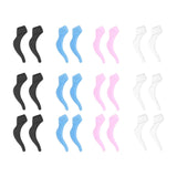 24Pcs Silicone Slip Ear Hook,Eyeglass Retainer,Anti Slip Ear Grips Hook,Comfortable and Durable Glasses Accessories for Sports,Reading,Outdoor Activities,and Daily Use,A C