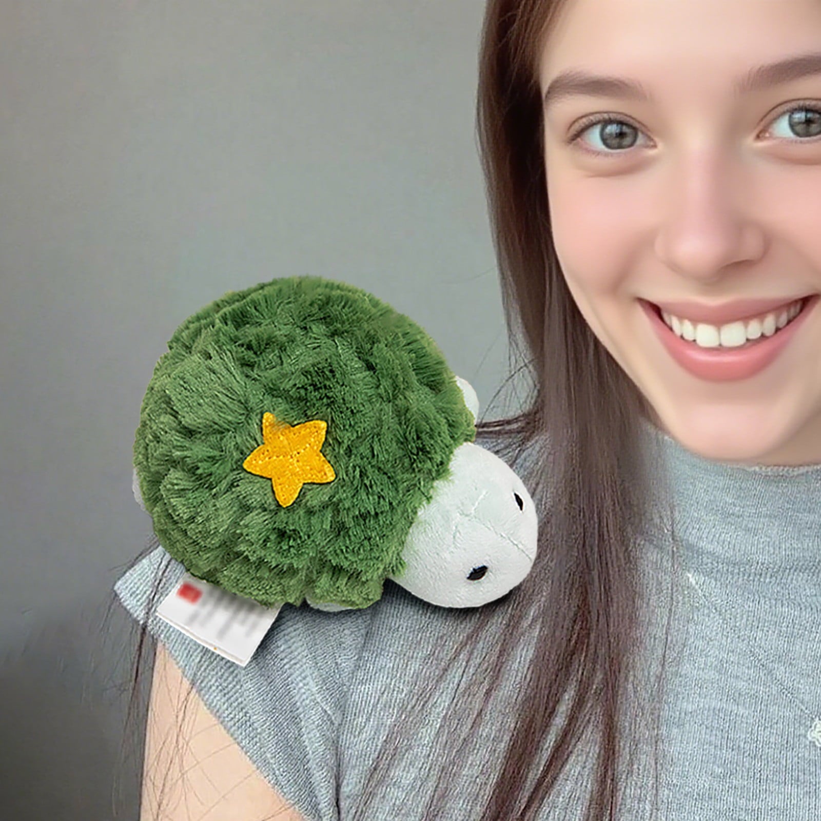 Shoulder Plush, Magnetic Plushs Toy Riding Stuffed Animals Toy, Cute Stuffed Doll with Magnet, Shoulder Parrot Plush Toy Home Decoration for Birthday Party Holiday Christmas Gift A