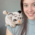 Shoulder Plush, Magnetic Plushs Toy Riding Stuffed Animals Toy, Cute Stuffed Doll with Magnet, Shoulder Parrot Plush Toy Home Decoration for Birthday Party Holiday Christmas Gift I