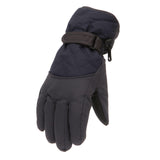 GXWEA 2T Gloves Kids Waterproof Gloves Kids Gloves Winter Gloves Thick Gloves Stretchy Warm Gloves Boys Girls 6-11 Year AHA2 kids snow gloves Black