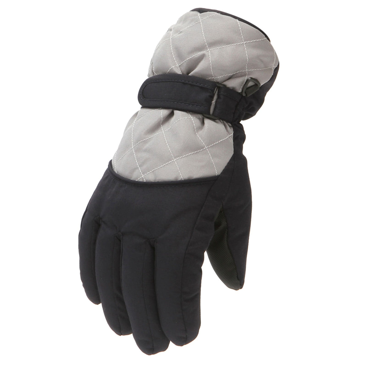 GXWEA 2T Gloves Kids Waterproof Gloves Kids Gloves Winter Gloves Thick Gloves Stretchy Warm Gloves Boys Girls 6-11 Year 10-16 Year AHA2 kids snow gloves Grey