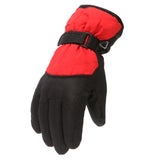 GXWEA 2T Gloves Kids Waterproof Gloves Kids Gloves Winter Gloves Thick Gloves Stretchy Warm Gloves Boys Girls 6-11 Year 10-16 Year AHA2 kids snow gloves Red