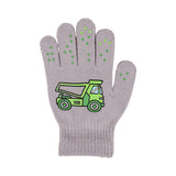 GXWEA 2T Gloves Kids Waterproof Gloves Kids Gloves Winter Gloves Thick Gloves Stretchy Warm Gloves Boys Girls 6-11 Year 5-12 years AHA4 kids snow gloves Grey